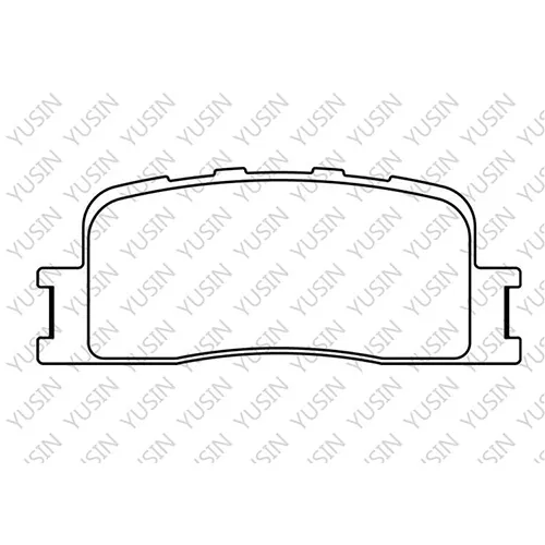 D885 Rear Brake Pad