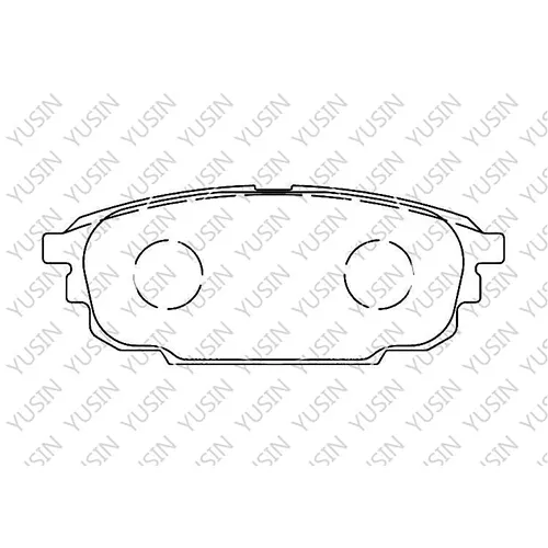 D892 Rear Brake Pad