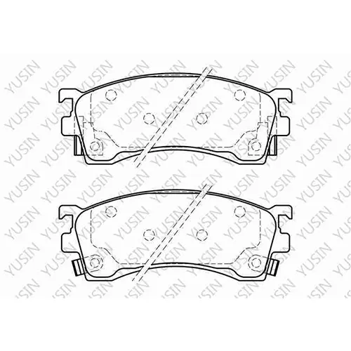 D893 Front Brake Pad