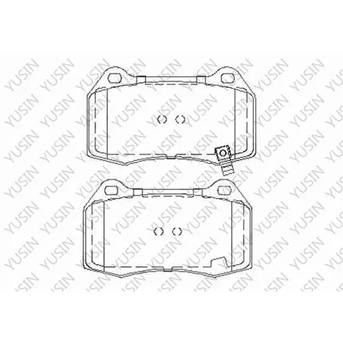 D960 Front Brake Pad