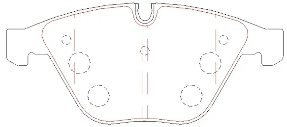 FDB4191 Rear Brake Pad