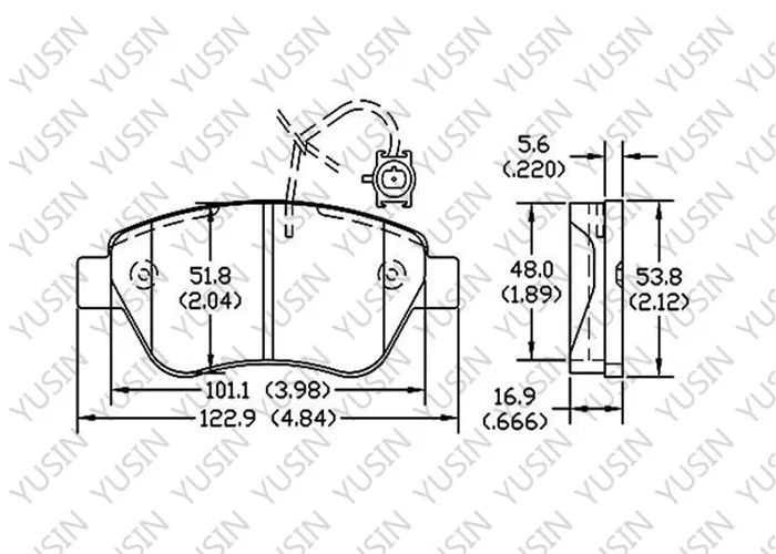 GDB1482 Front Brake Pad