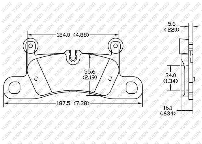 GDB1876 Rear Brake Pad