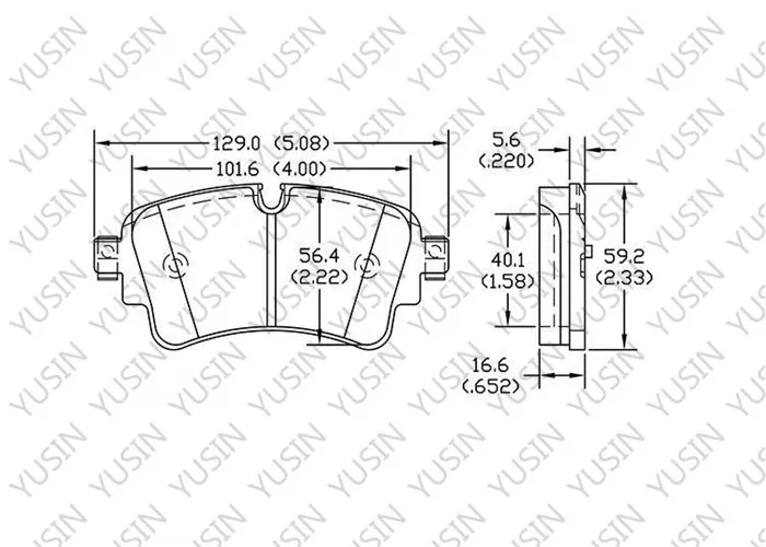 GDB2132 Rear Brake Pad