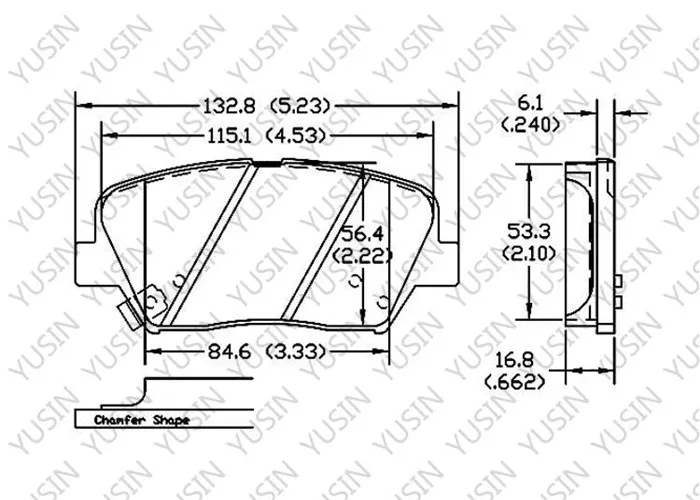 GDB3549 Front Brake Pad