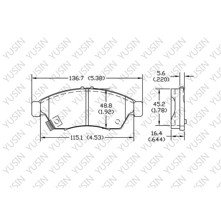 YHXBCP000037 Front Brake Pad