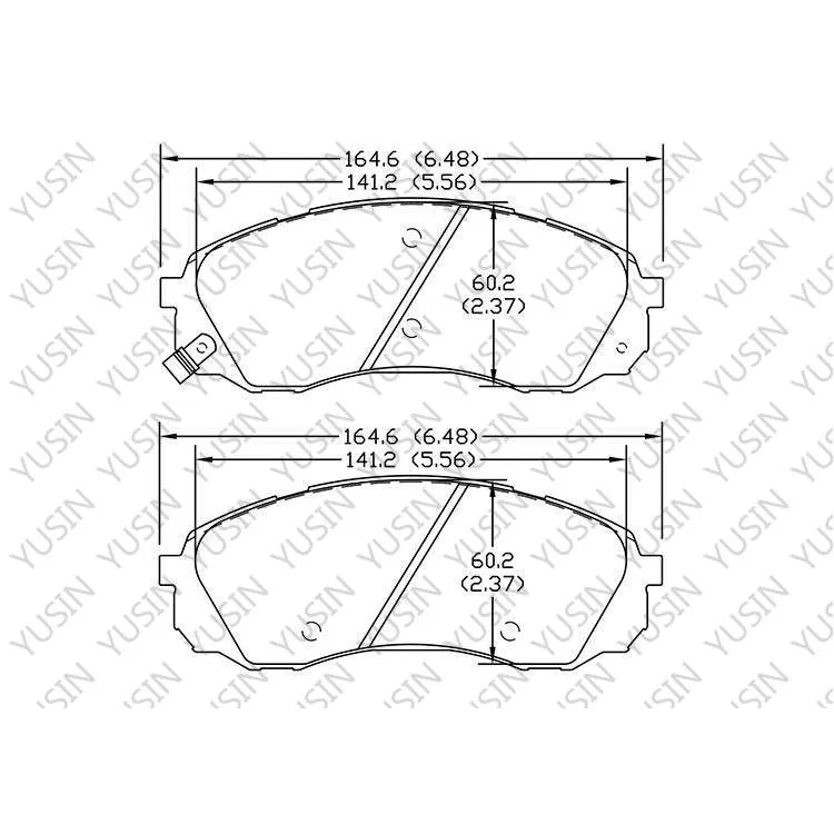 D1566 Front Brake Pad