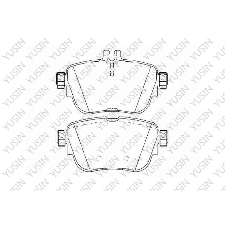 D1936 Rear Brake Pad