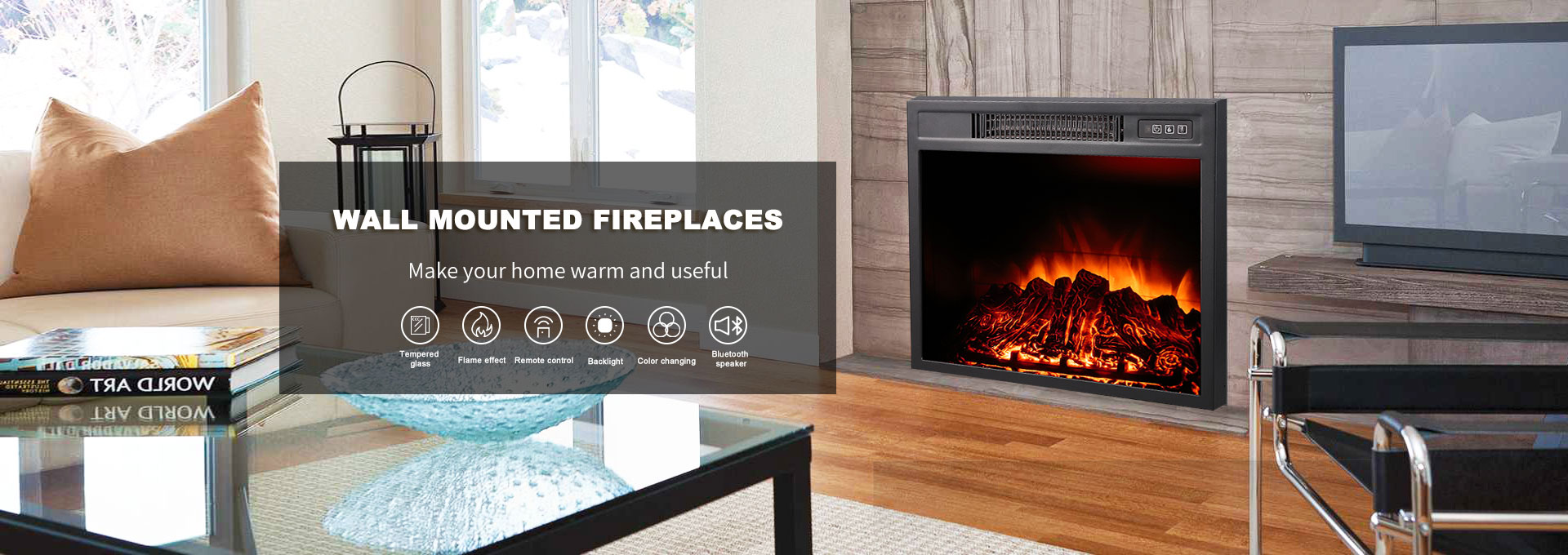 Wall Mounted Fireplace Heater Manufacturers
