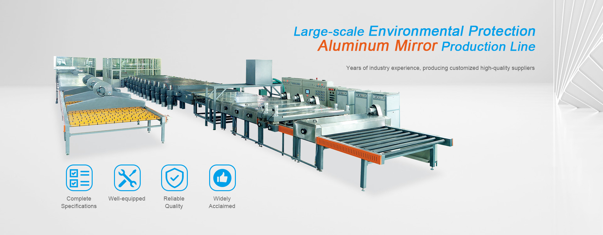 Aluminiozko ispilu hutsean estaltzeko makina fabrikatzailea