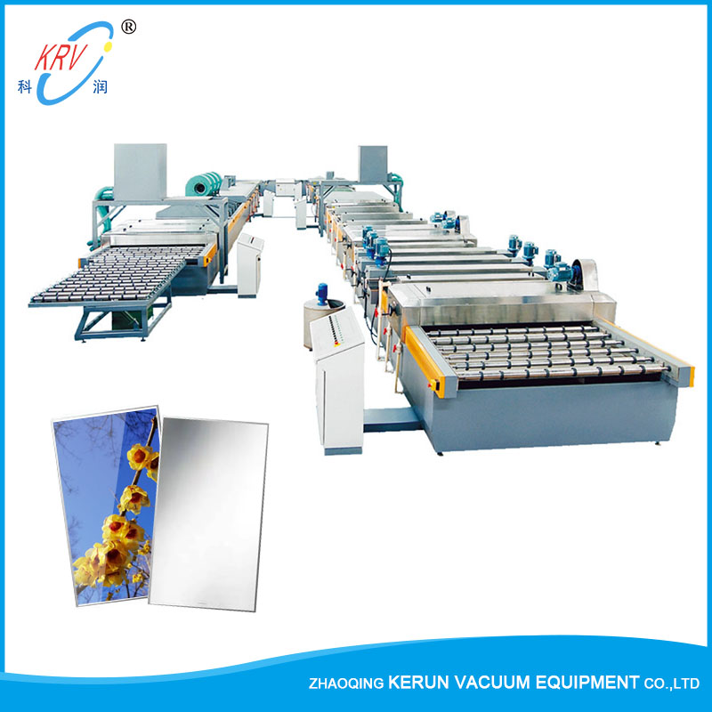 Practical application range of high-end environmental protection silver-plated glass production line
