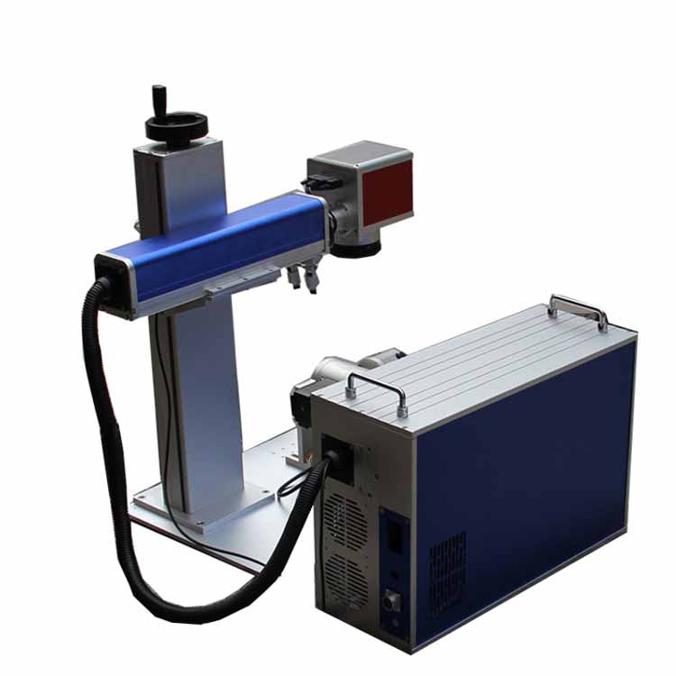 Machine de marquage laser fendue 30w pour machine de gravure sur métal dans l'industrie métallurgique