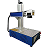 Мини ласерска машина за означување од 50w за машина за гравирање на метали од метална индустрија