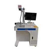 Најдобра цена и висока ефикасна машина за ласерско гравирање на десктоп влакна за метална ознака за тврда пластика