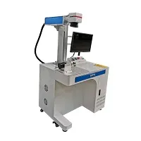 Desktop customized fiber laser engraving machine for glasses for artware