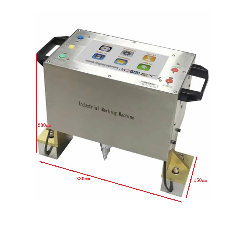 Električni prenosni označevalni stroj za kovino z visoko konfiguracijo