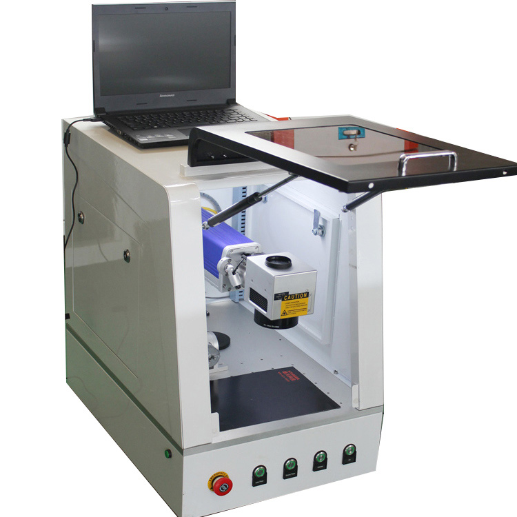 Zaprt stroj za lasersko označevanje vlaken