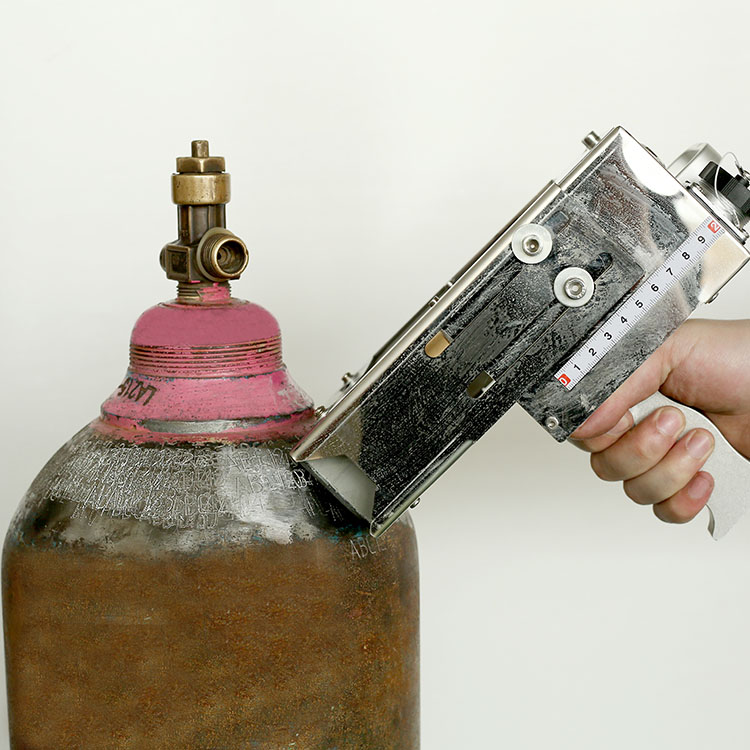 دستگاه علامت گذاری دستی برای سیلندر گاز