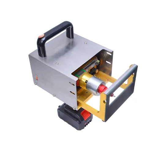 High quality Lithium battery handheld dot peen marking machine for vin code for nameplate