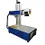 Metal desktop terpadu ERP docking laser Marking machine kanggo plastik hard