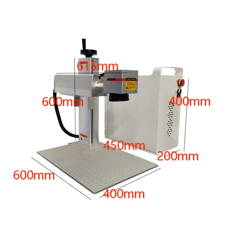 new product split laser marking machine for metal industry metal marking machine LYL-MS50W with high quality