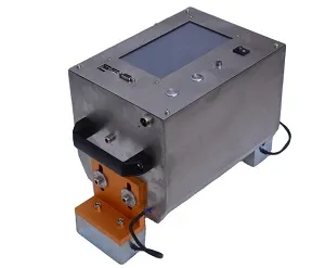 PLC docking Portable Handheld high depth dot peen Electric Marking Machine for nameplate for metal