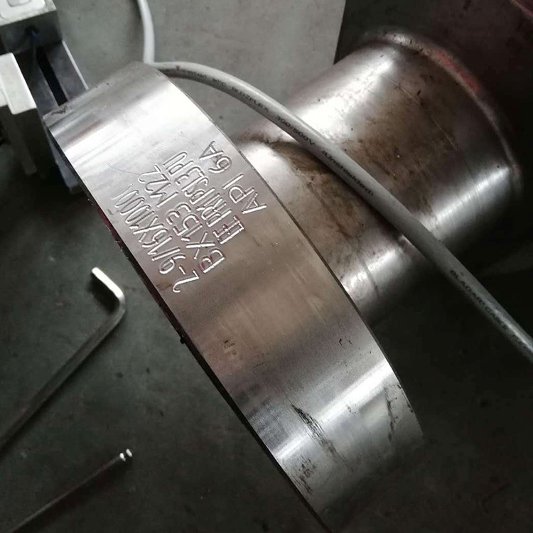 Máquina de marcação portátil para tubos de aço