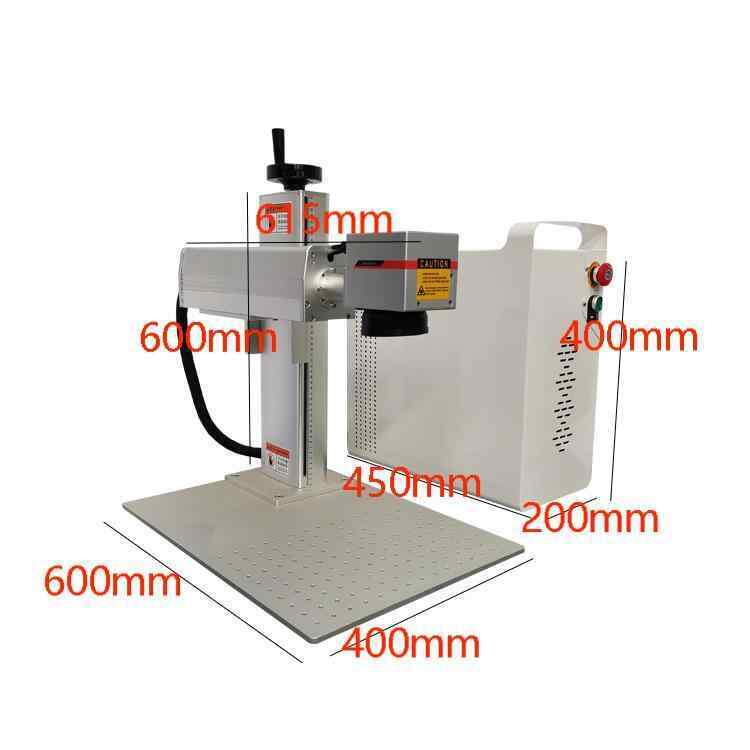 split laser marking machine for metal industry metal engraving machine LYL-MS50W with high quality