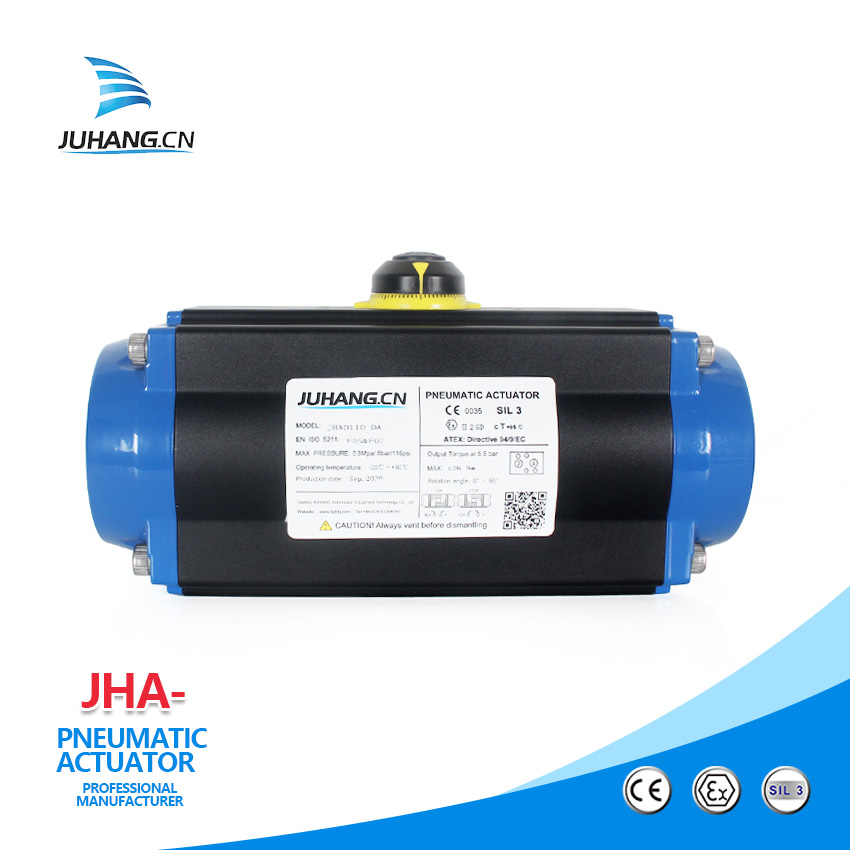 What should be paid attention to in the installation and use of pneumatic actuators