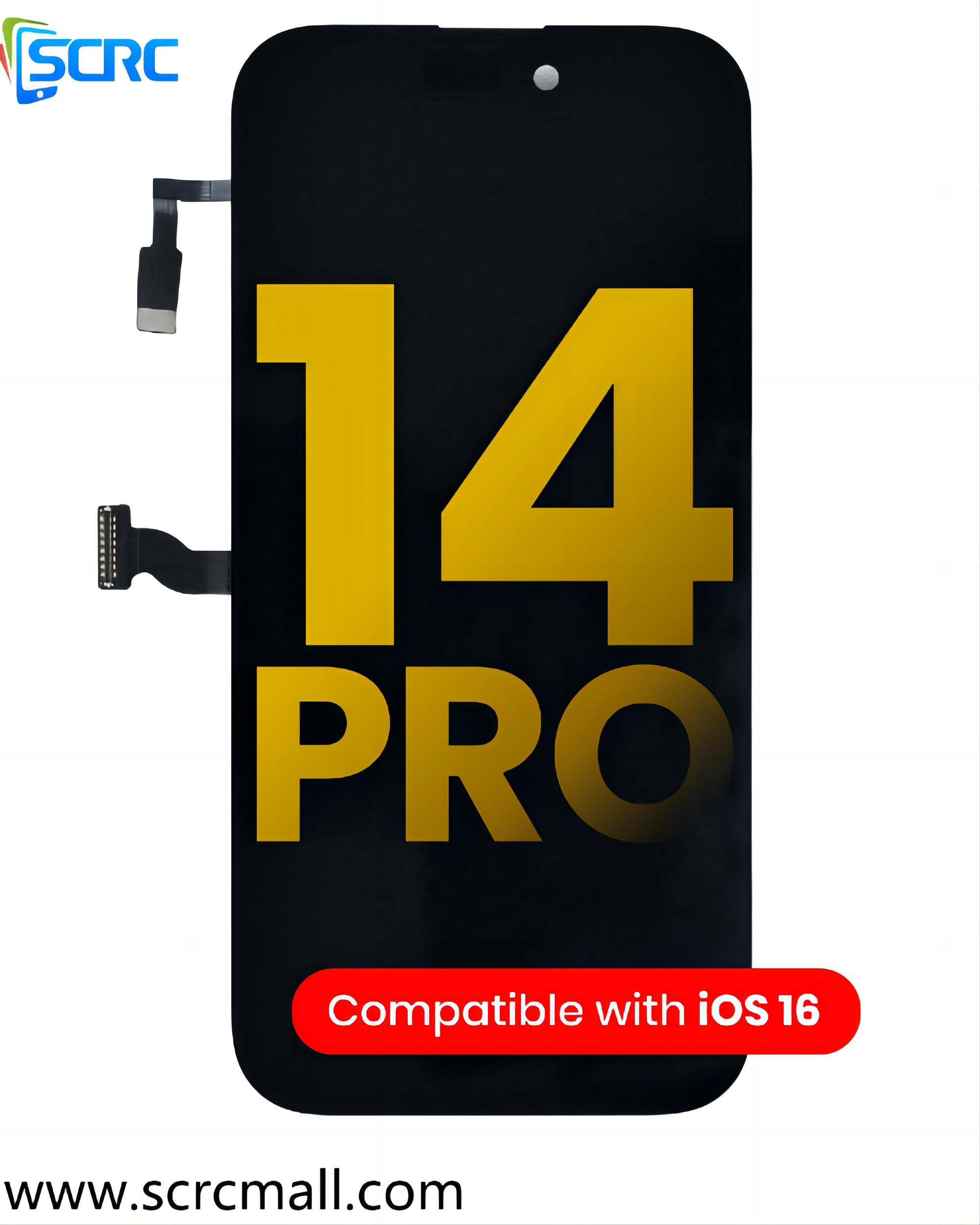 Penggantian Skrin Pemasangan OLED Untuk iPhone 14 Pro - 0 