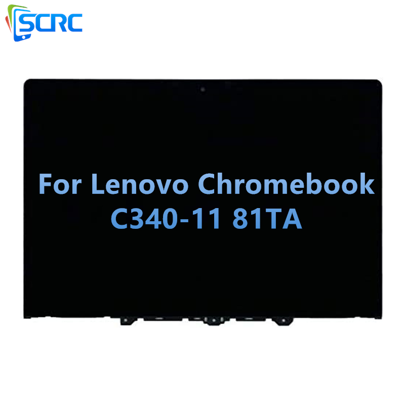 Sklop LCD zaslona na dotik z okvirjem za Lenovo Chromebook C340-11 - 0