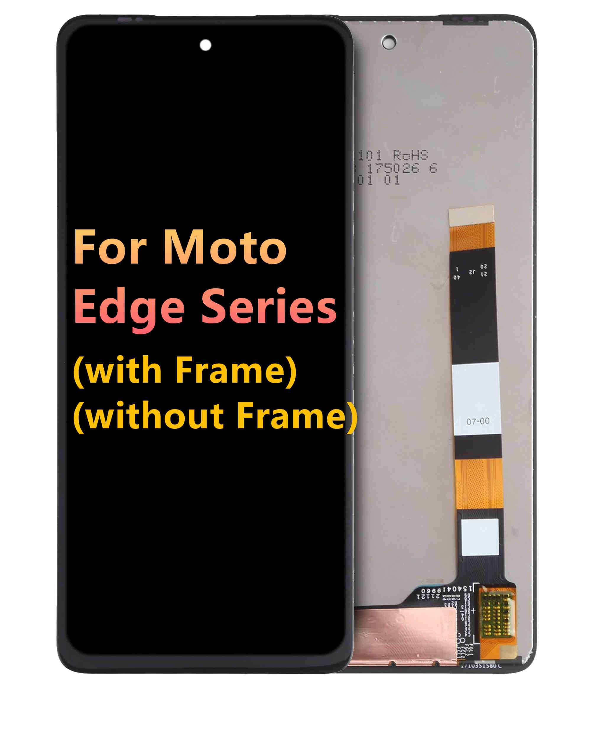 مجموعة شاشات الكريستال السائل لسلسلة Motorola Moto Edge - 0