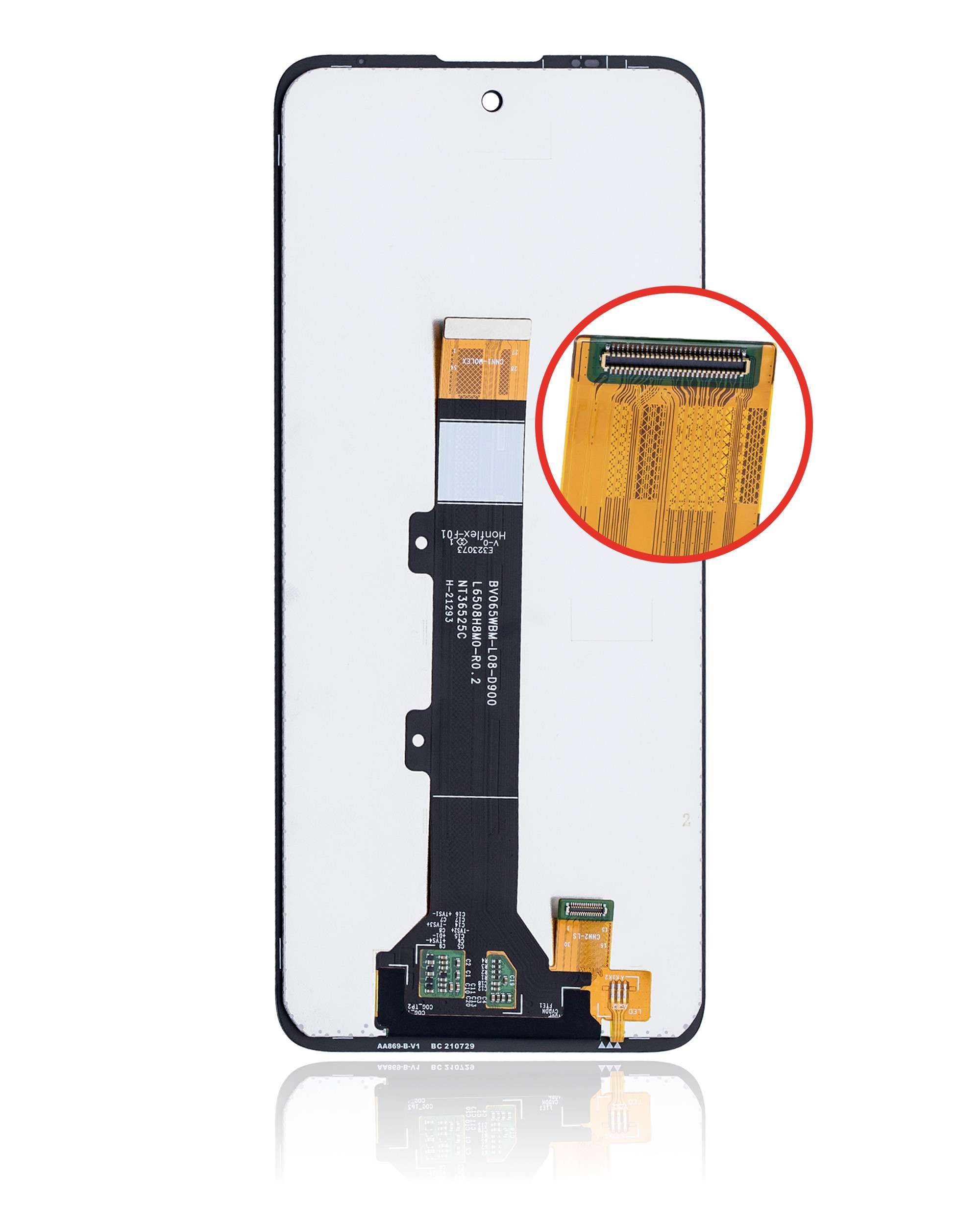 LCD sklop brez okvirja za serijo Motorola E - 2 