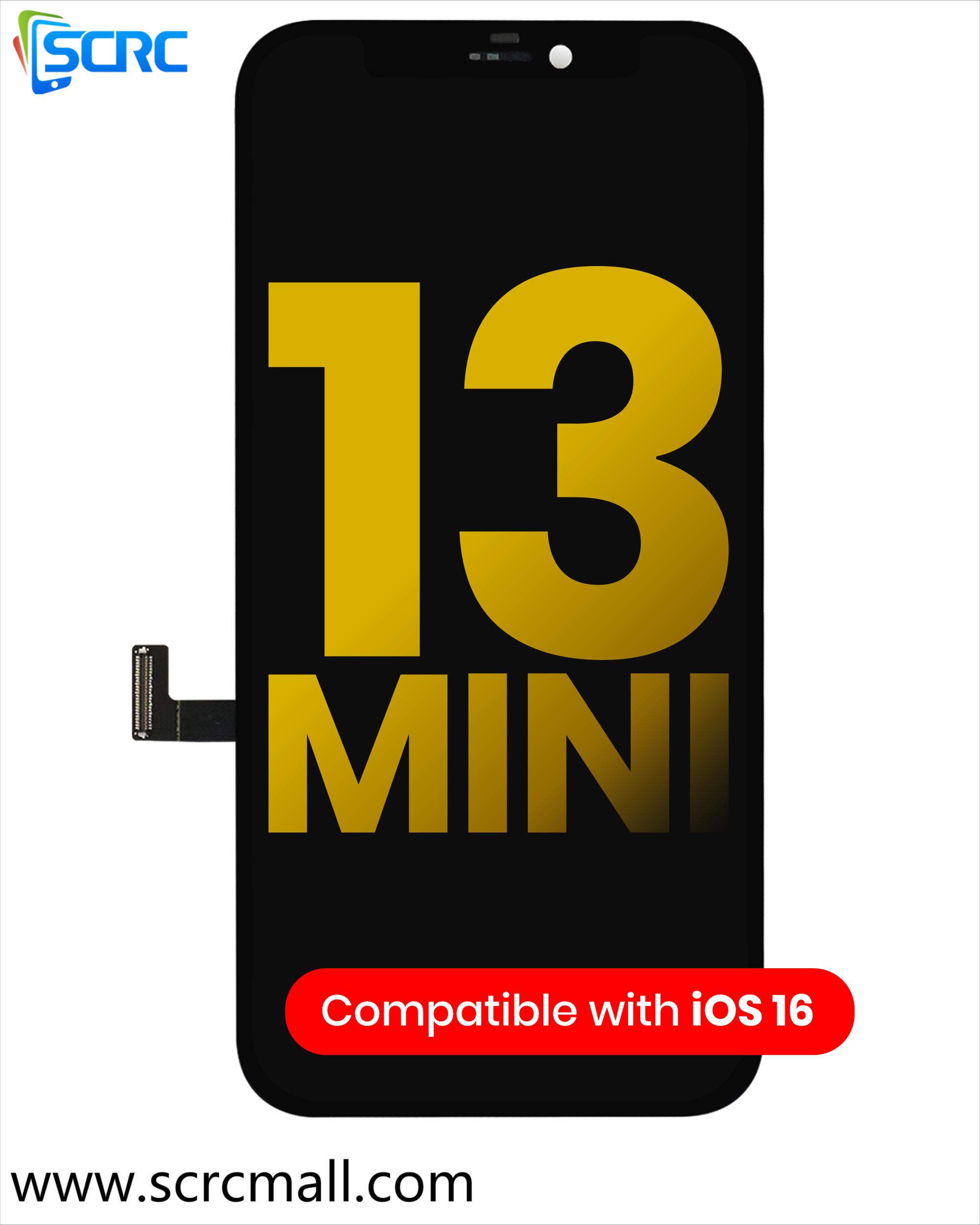 Substituição de tela de montagem OLED para iPhone 13 Mini