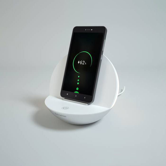 Wireless Charger Table Night Light Desk Lamp with Mobiles Fast Charging