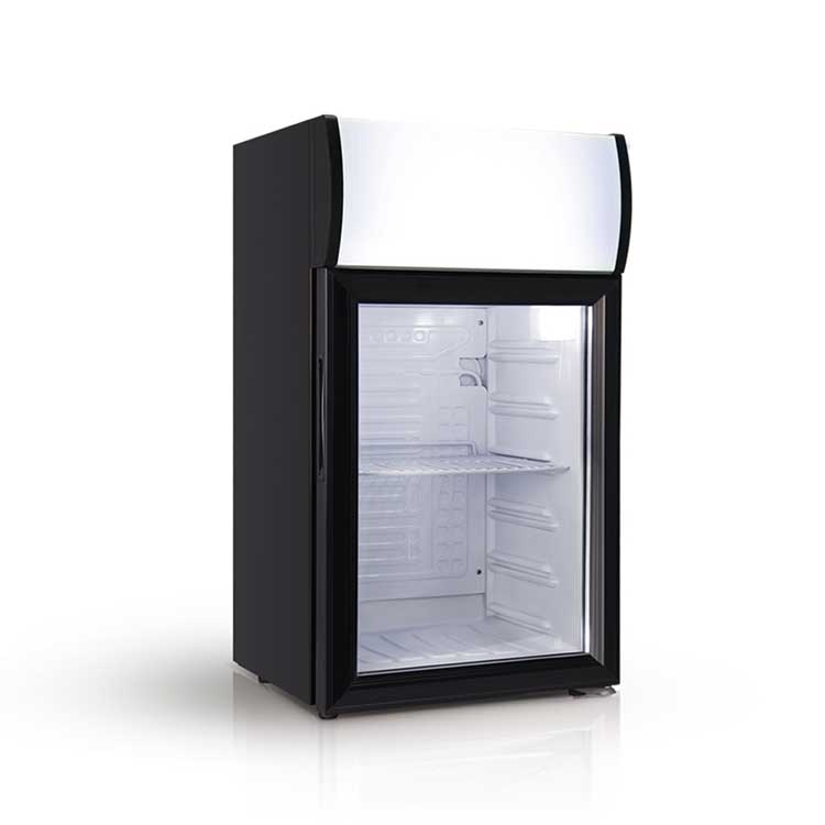 52 litrų kompaktiškas komercinis šaldytuvas