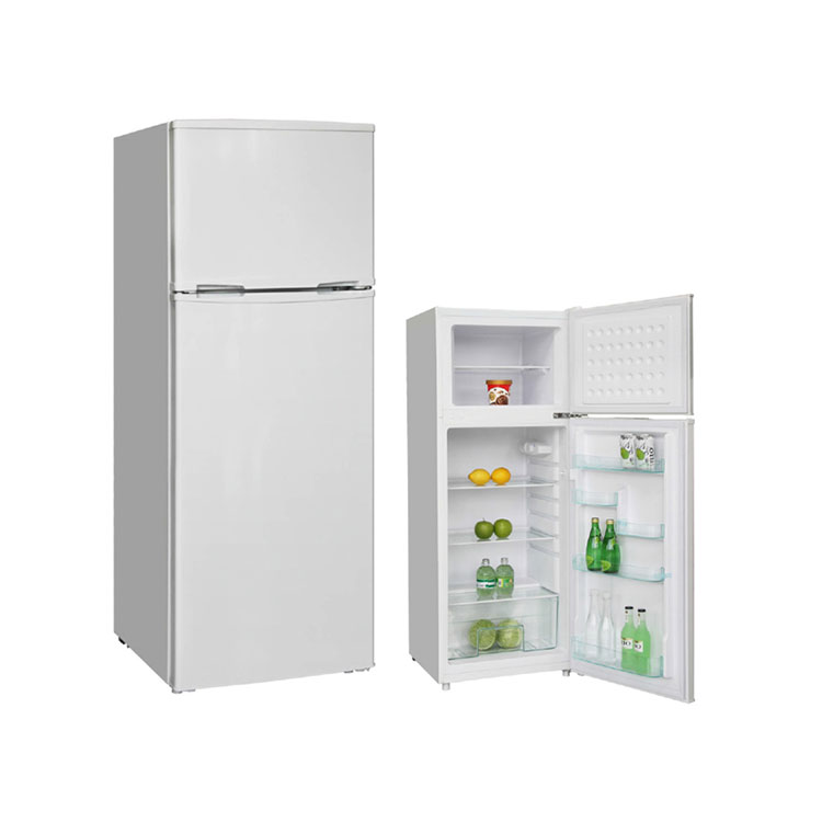 210 L Dobbeltdørs husholdningskøleskab