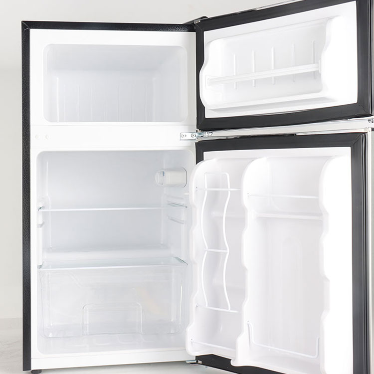 kompakt 127 liters husstands dobbeltdørs køleskab