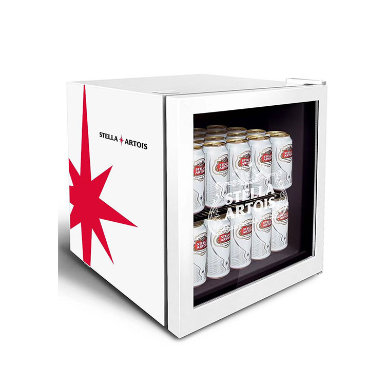 Expositor refrigerador de cerveja de marca de 50 litros