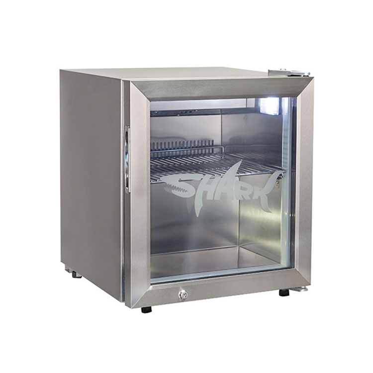 countertop stainless display cooler