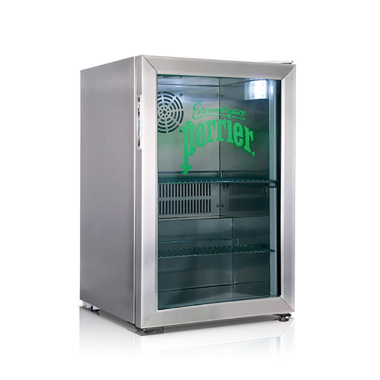 Réfrigérateur commercial compact en acier inoxydable de 70 litres