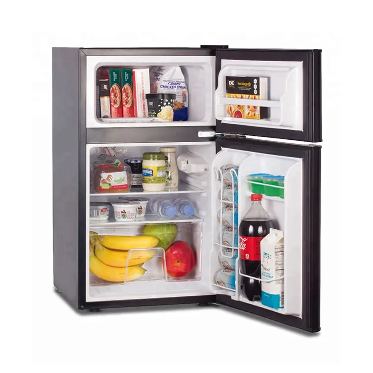 90 Liters Double Door household mini fridge
