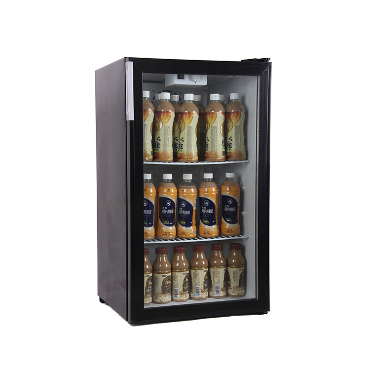 Refrigerador de exibição de bancada de cerveja 98l