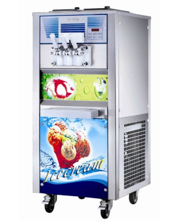 komerčný voľne stojaci malý stroj na zmrzlinu