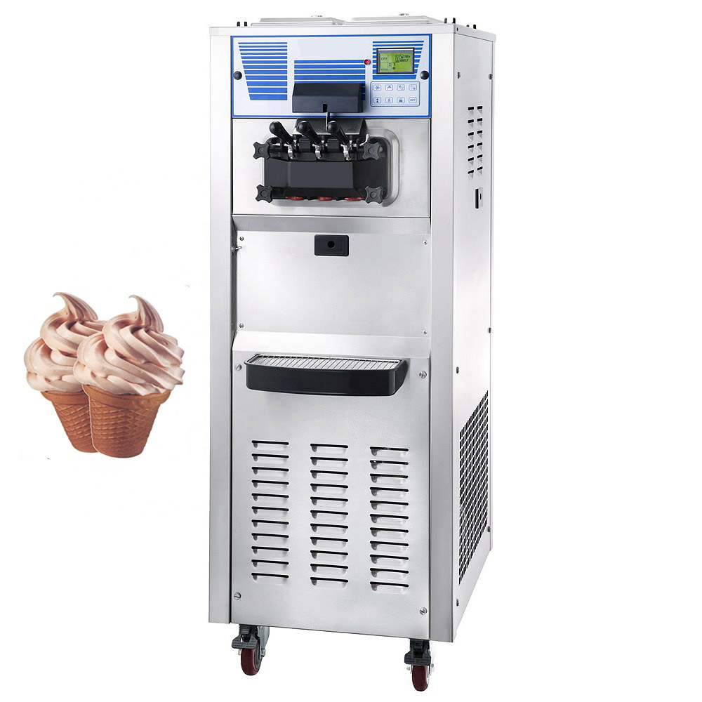 वाणिज्यिक मोड़ नरम आइसक्रीम मशीन