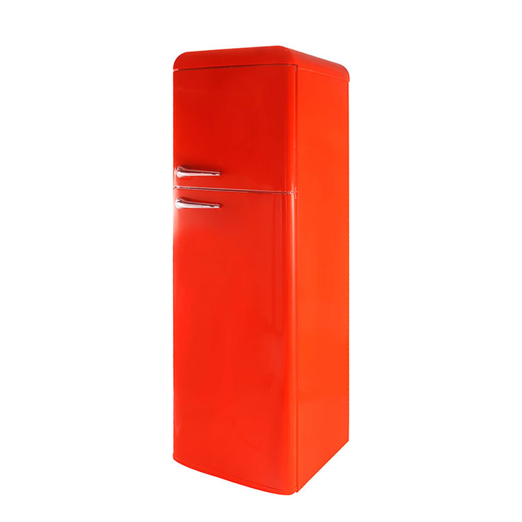 Réfrigérateur rétro coloré à double porte