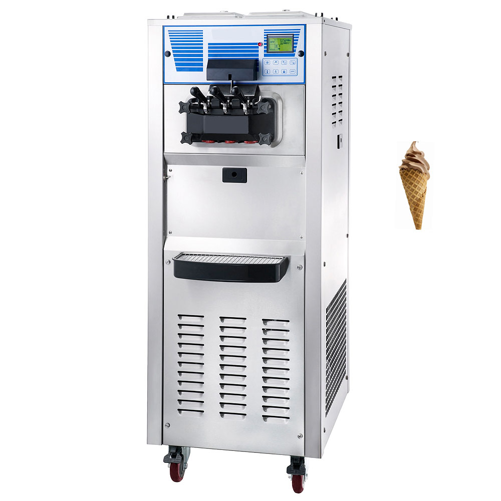 máquina de sorvete comercial de piso