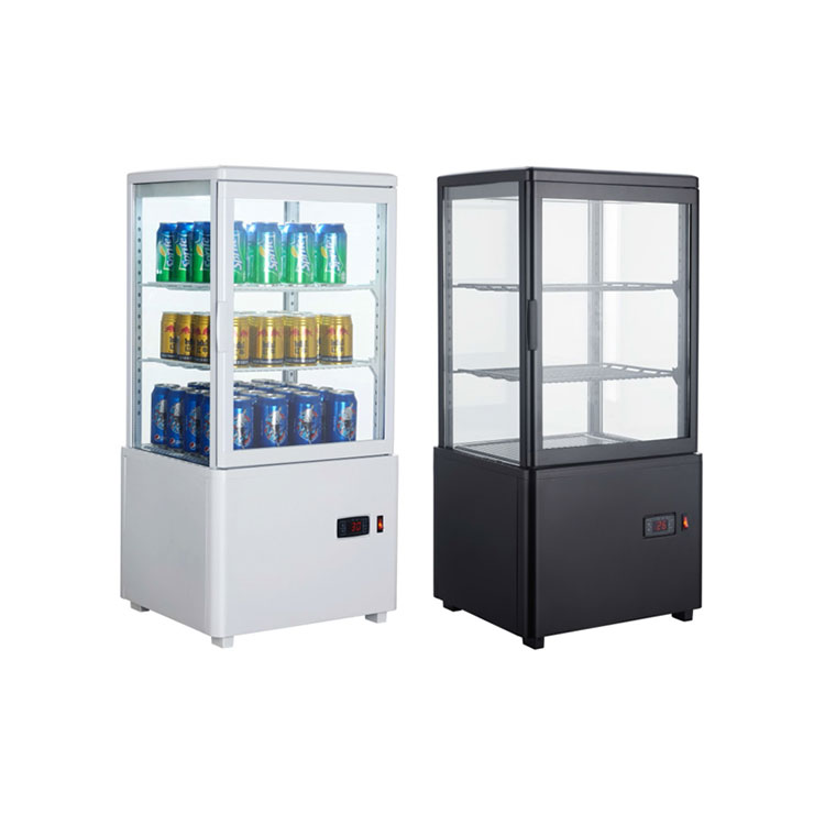 Apat na Glass Showcase Refrigerator