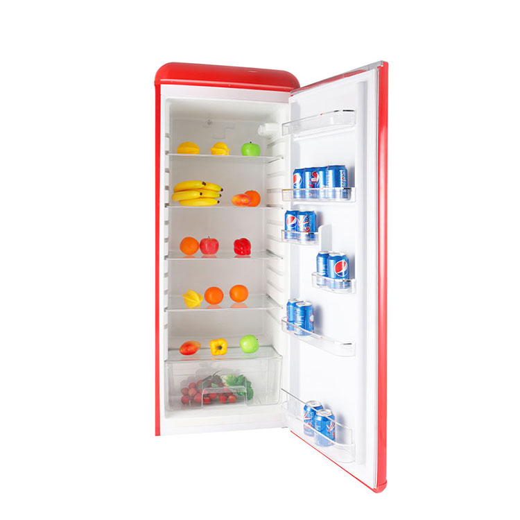 Retro kleurrijke koelkast