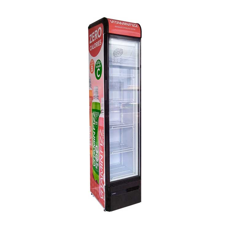 Refrigerador de tela vertical fino 145 litros